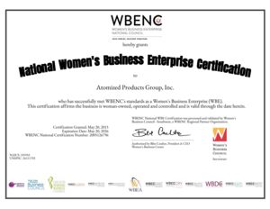 WBENC Texas certificate